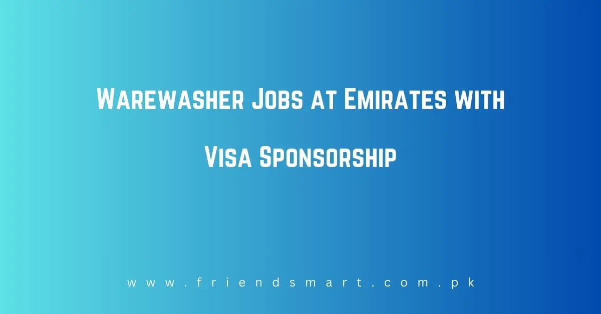 Warewasher Jobs at Emirates