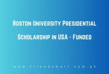 Photo of Boston University Presidential Scholarship in USA 2024 – Funded