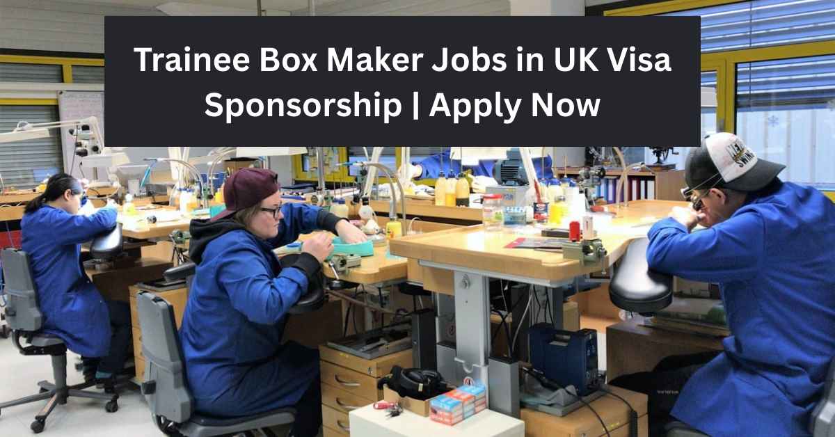 Trainee Box Maker Jobs in UK Visa Sponsorship Apply Now