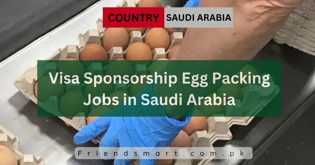 Visa Sponsorship Egg Packing Jobs in Saudi Arabia