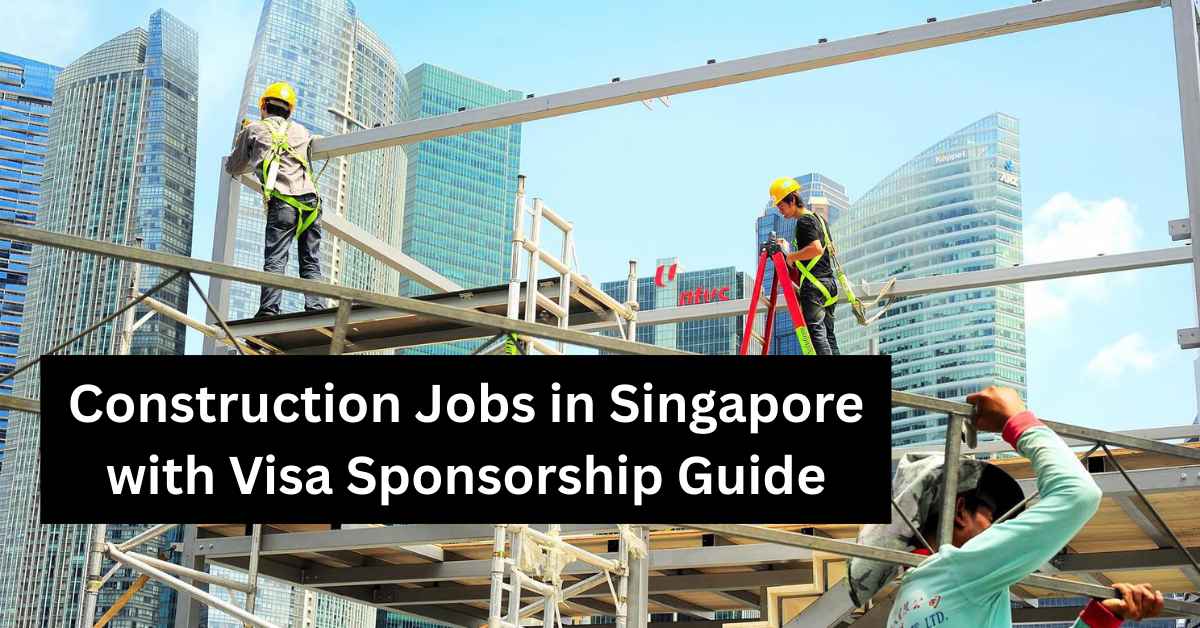 Construction Jobs in Singapore with Visa Sponsorship Guide