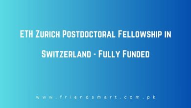 Photo of ETH Zurich Postdoctoral Fellowship in Switzerland – Fully Funded