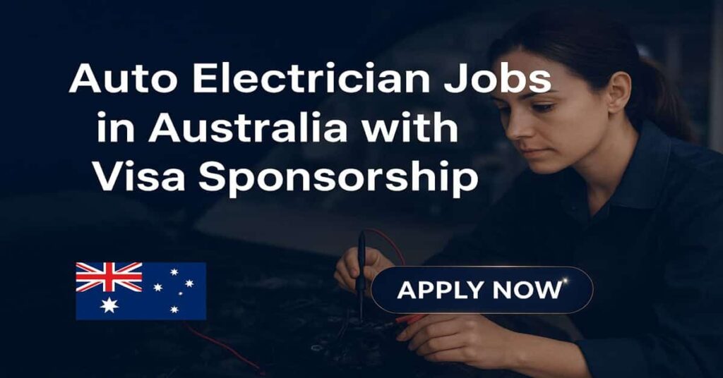 Auto Electrician Jobs in Australia with visa Sponsorship