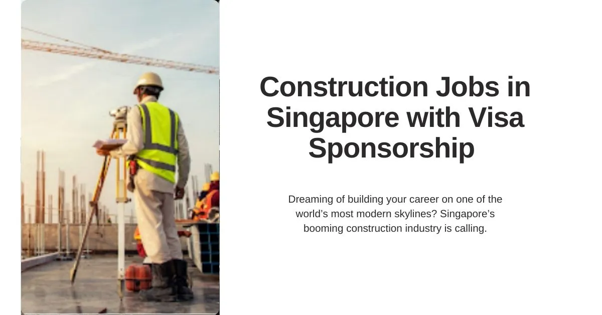 Construction Jobs in Singapore