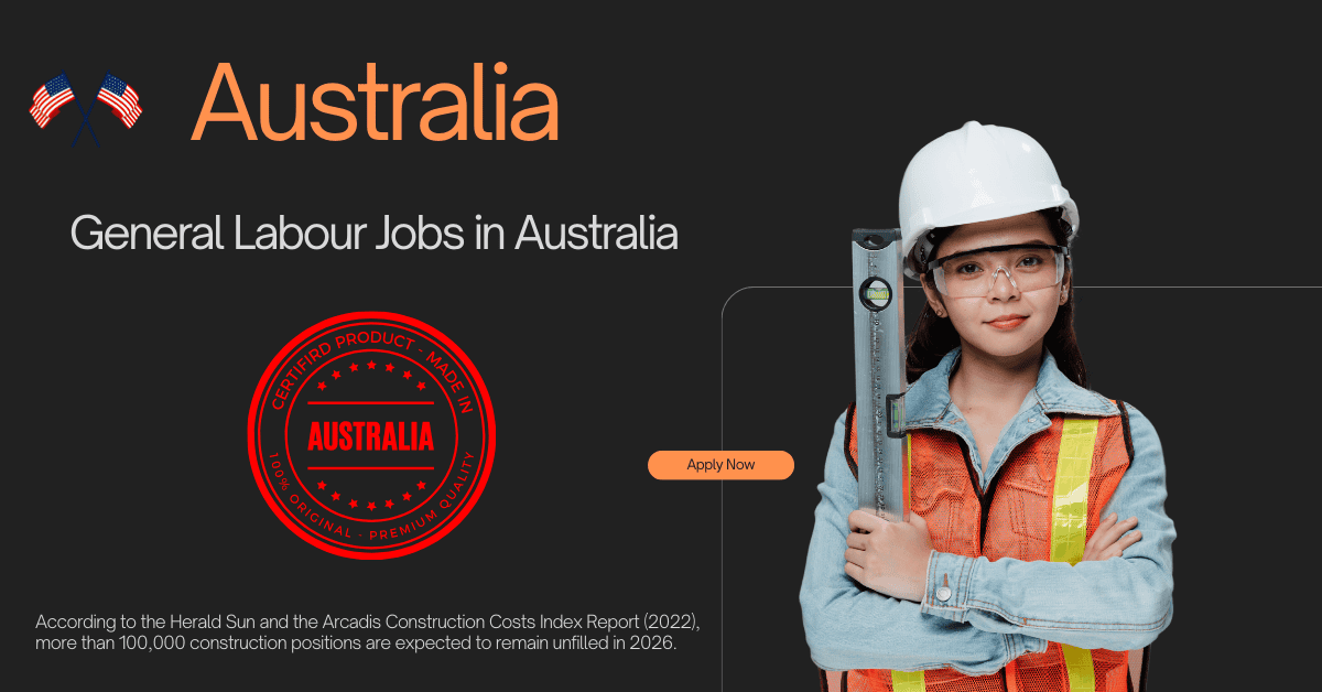 General Labour Jobs in Australia with Visa Sponsorship
