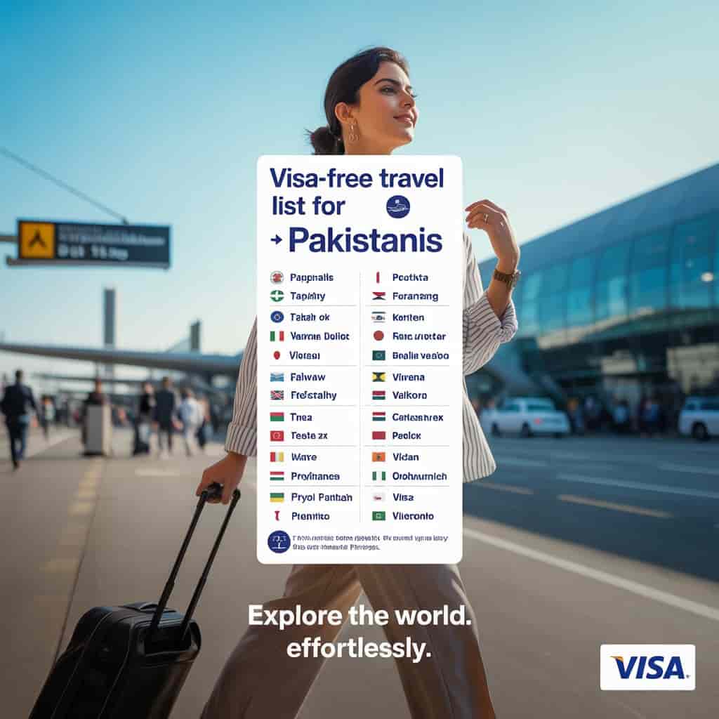 Visa-Free Travel List for Pakistanis