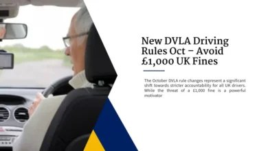 Photo of New DVLA Driving Rules Oct 2025 – Avoid £1,000 UK Fines