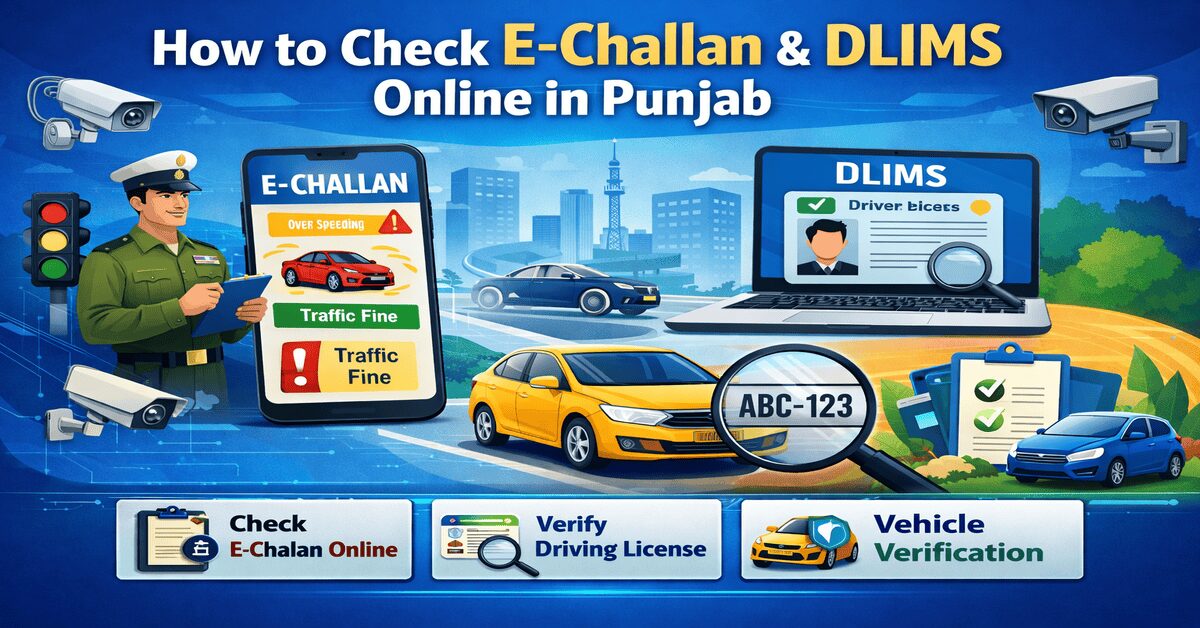 How to Check E-Challan Online in Pakistan